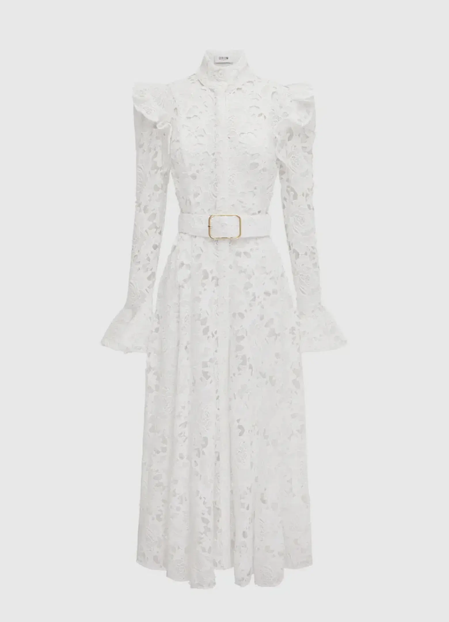 Leo Lin Aliyah Lace Butterfly Sleeve White Size AU 10 - Image 8