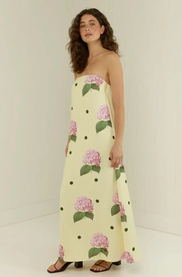 Alessia Dress Yellow Size 10 for rent on The Volte - main image