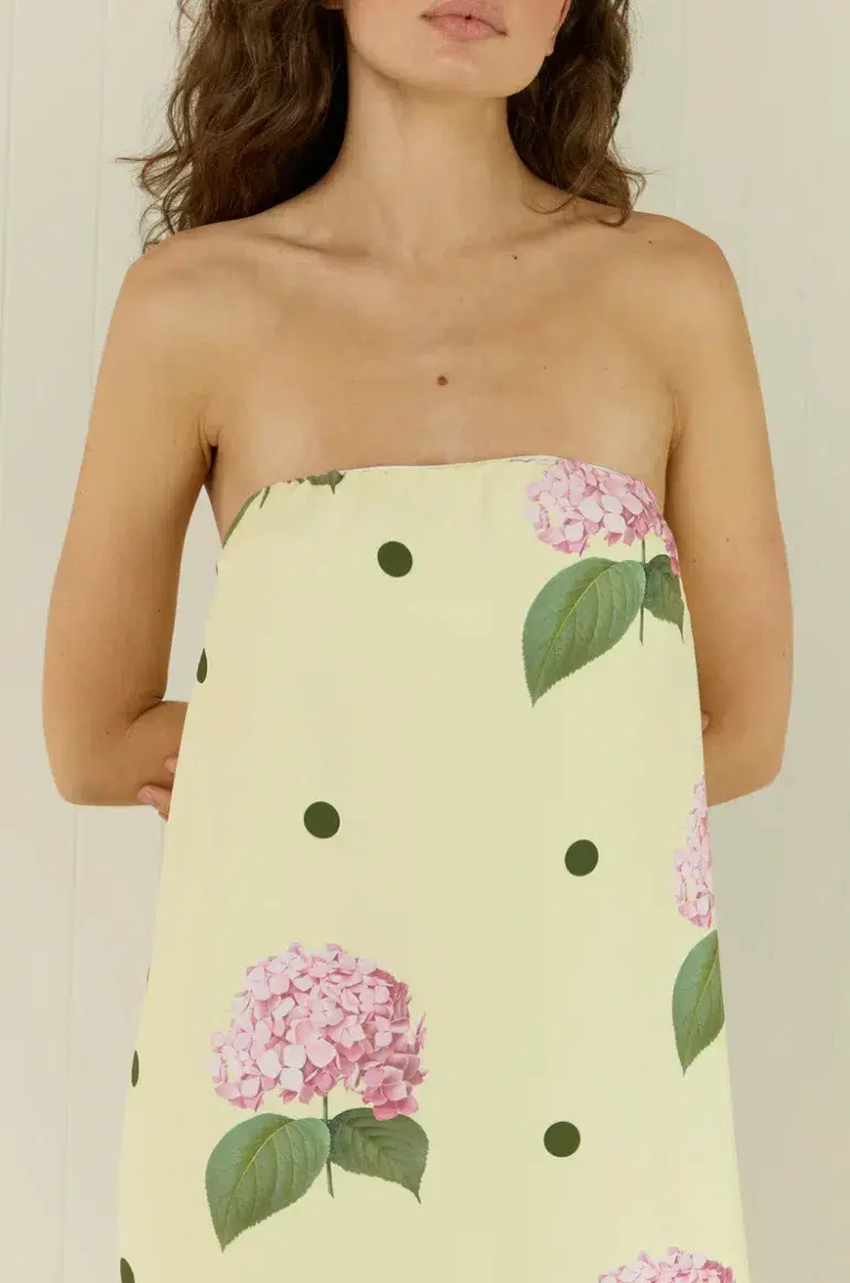 Alessia Dress Yellow Size 10 - Image 4