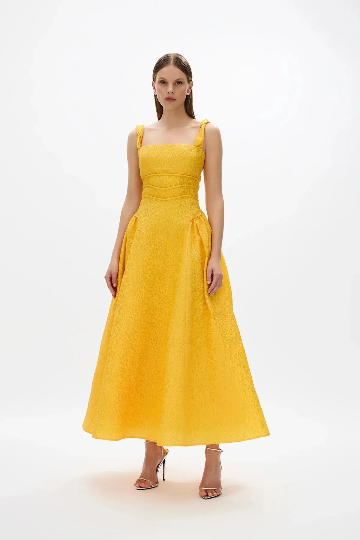 Rachel Gilbert Sophia Strap Yellow Size AU 8 - Image 1