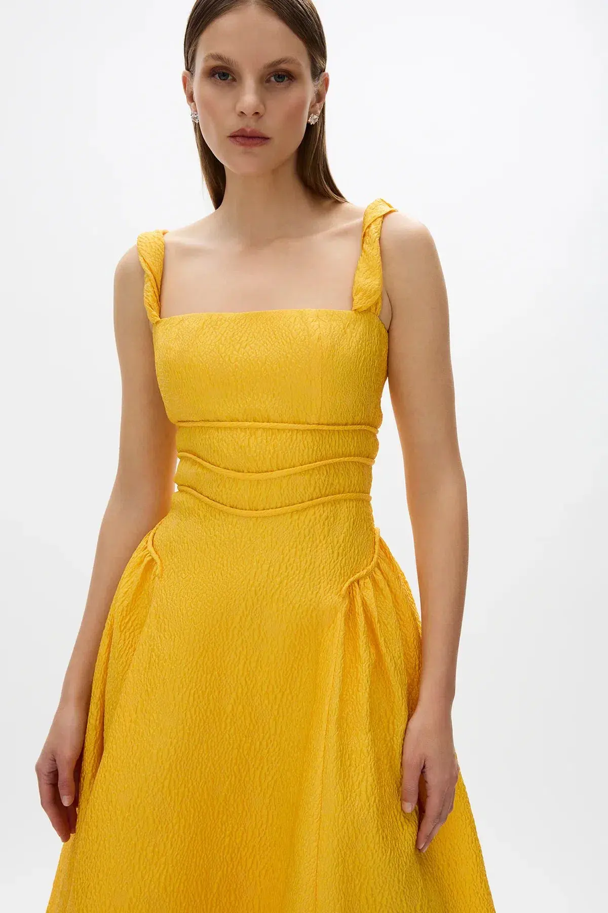 Rachel Gilbert Sophia Strap Yellow Size AU 8 - Image 2