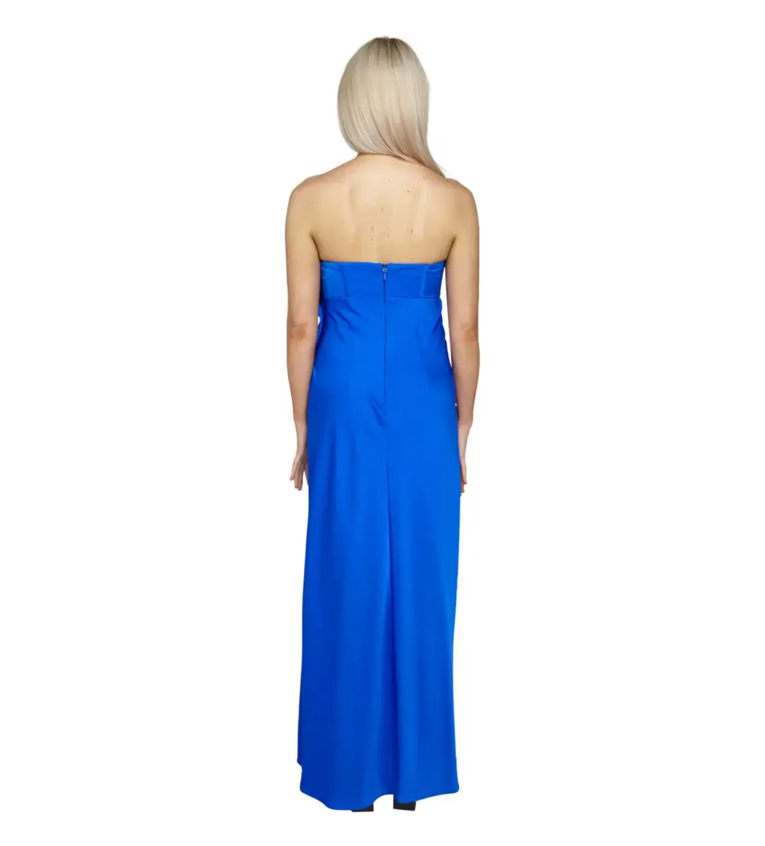 Sheike High Society strapless dress in electric blue size AU 6 for rent on The Volte - main image
