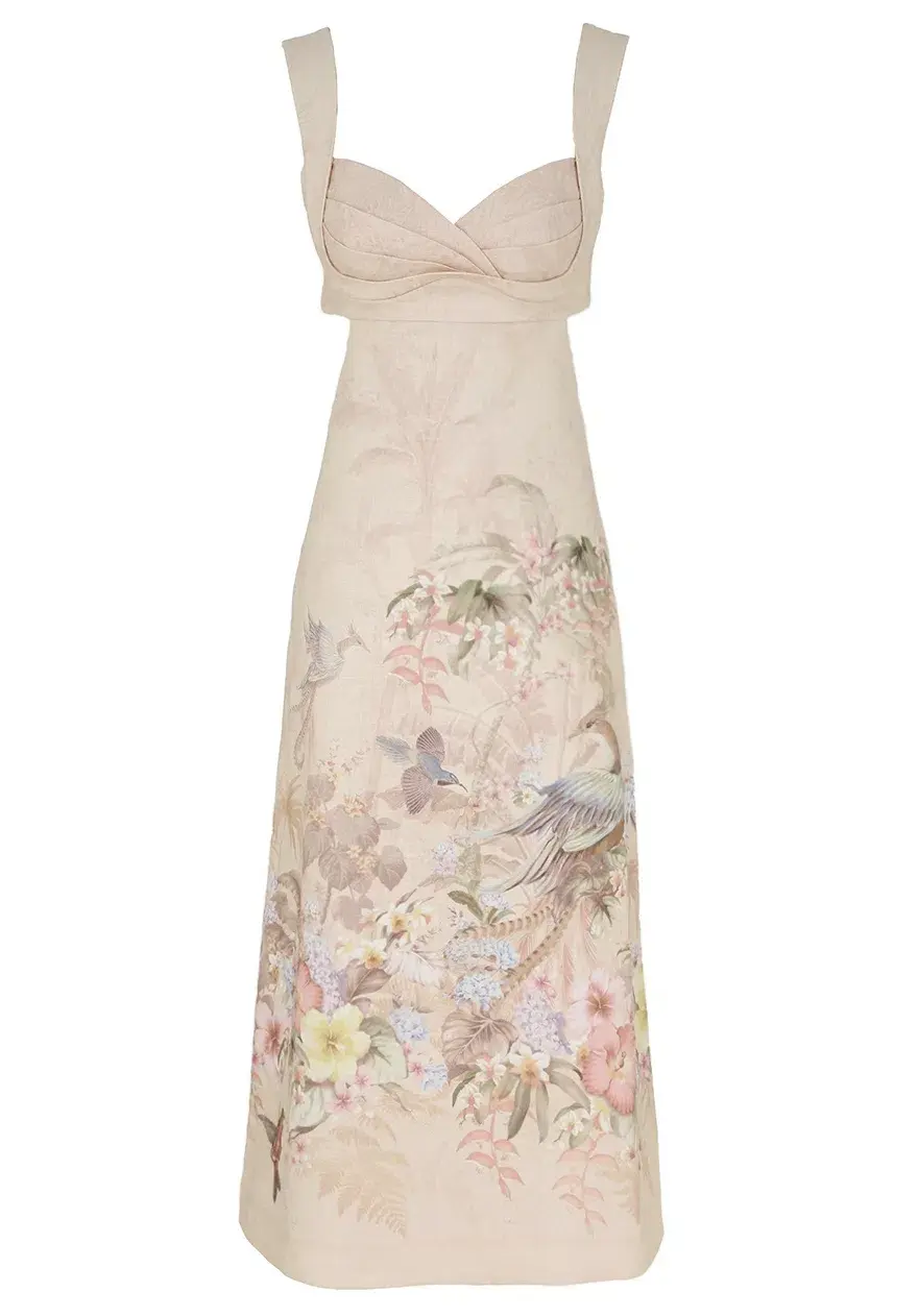 Zimmermann Illuminate Midi Dress AU 8 - Image 1