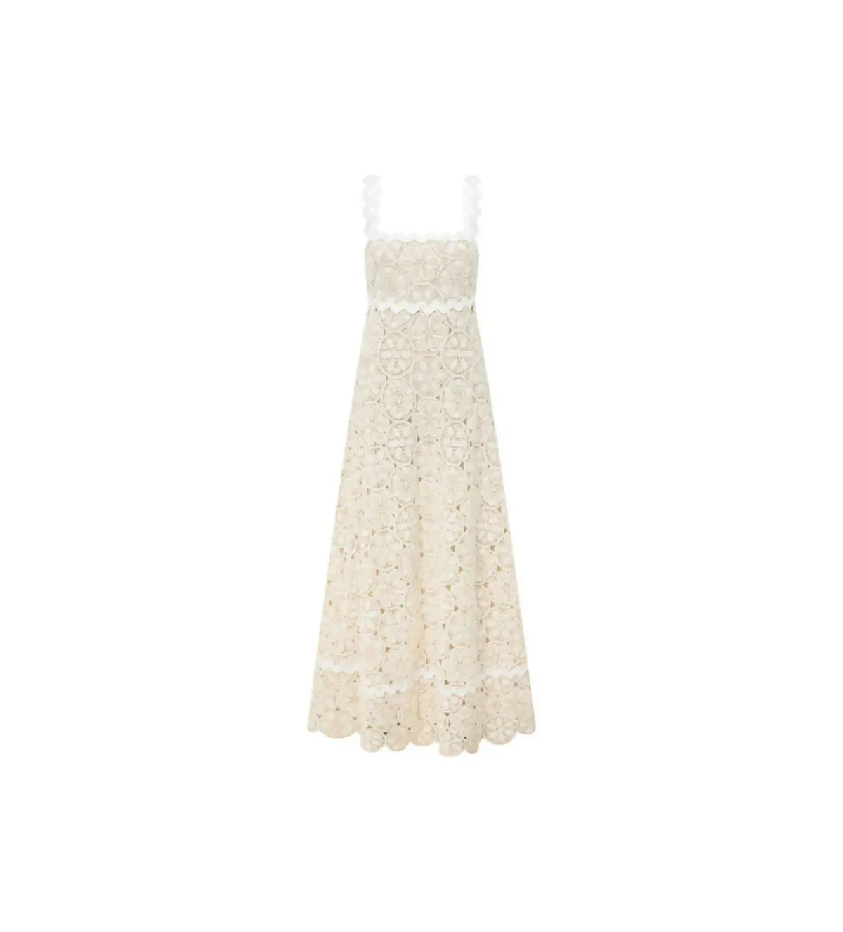 Zaco Dalton Crochet Dress White Size Au 10 - Image 2