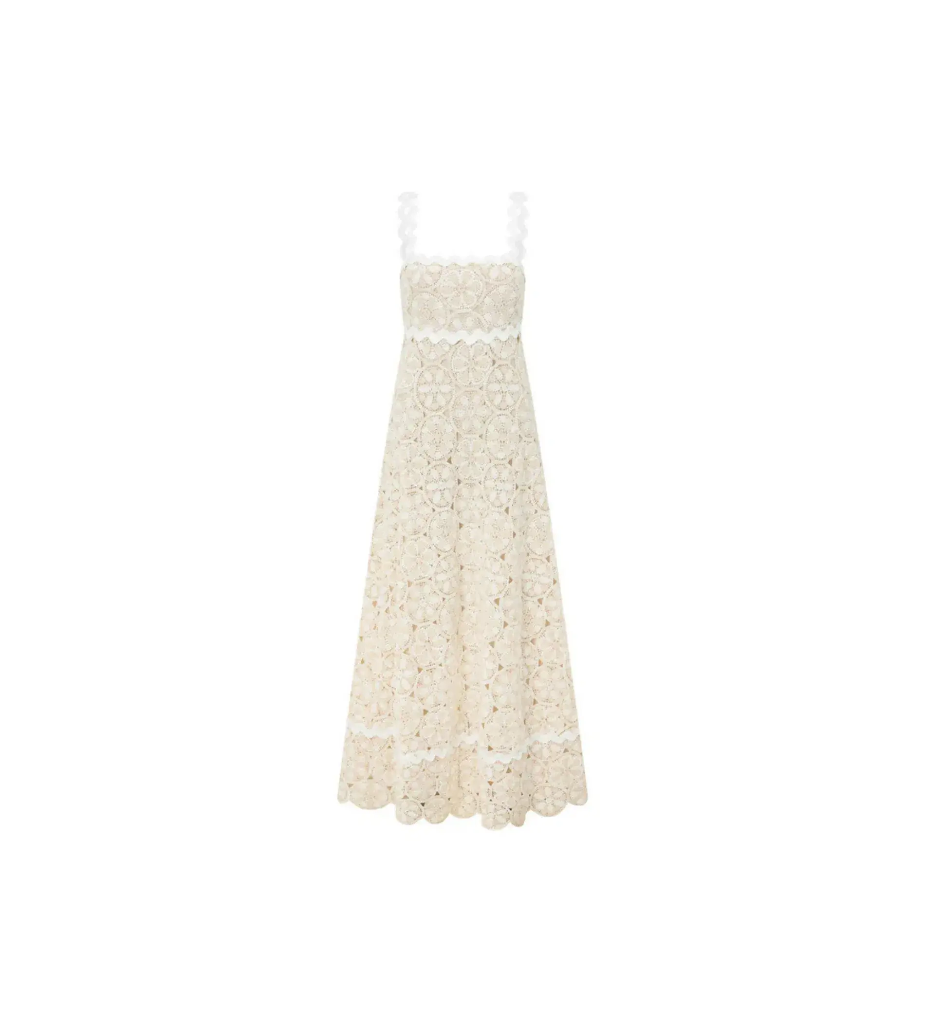 Zaco Dalton Crochet Dress White Size Au 10 - Image 2