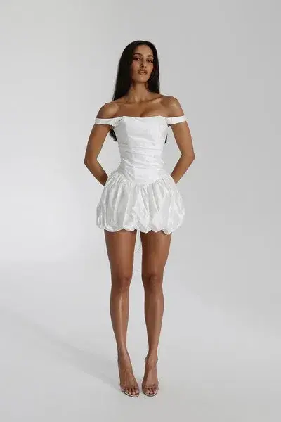 Natalie Rolt Monroe Mini Dress White Size 1/AU 8 - Image 1