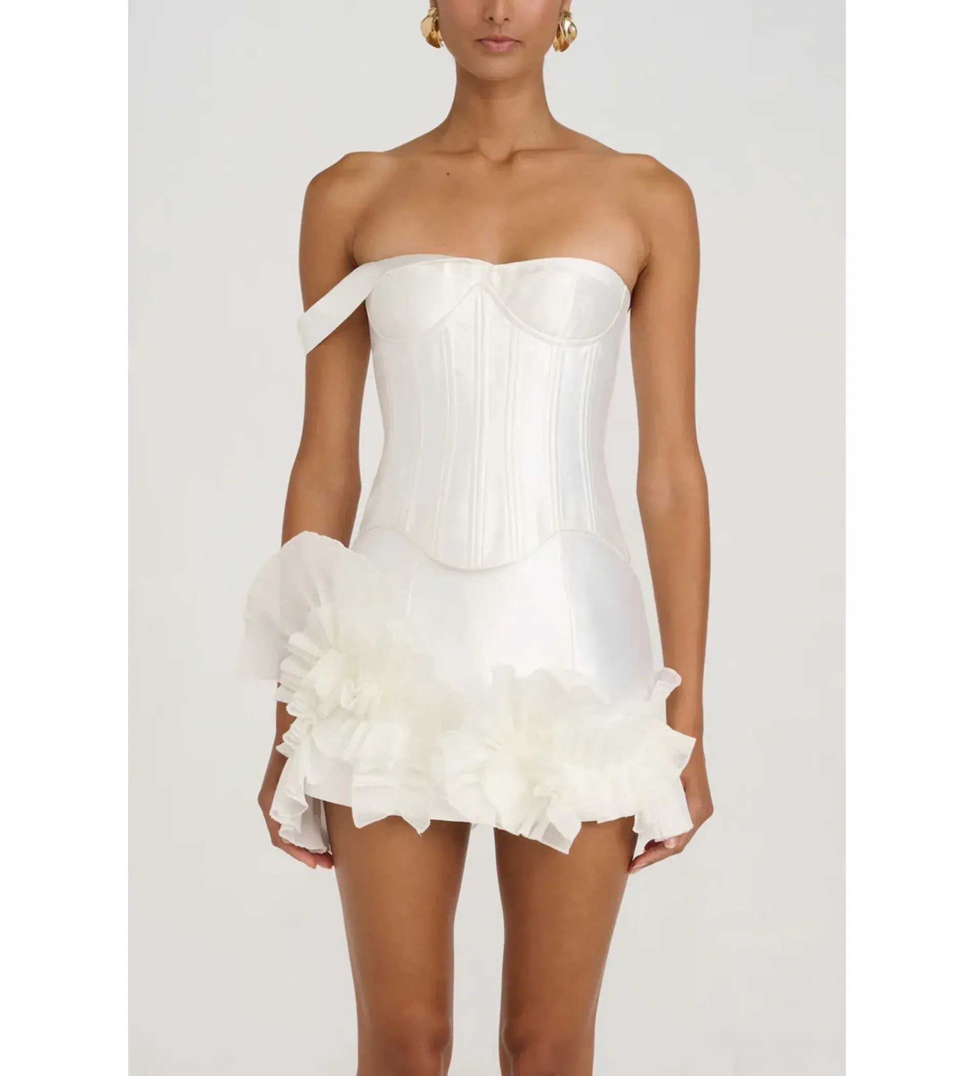 Eliya The Label Jenaya Top X Kerrie Skirt Set White Size 8 - Image 4
