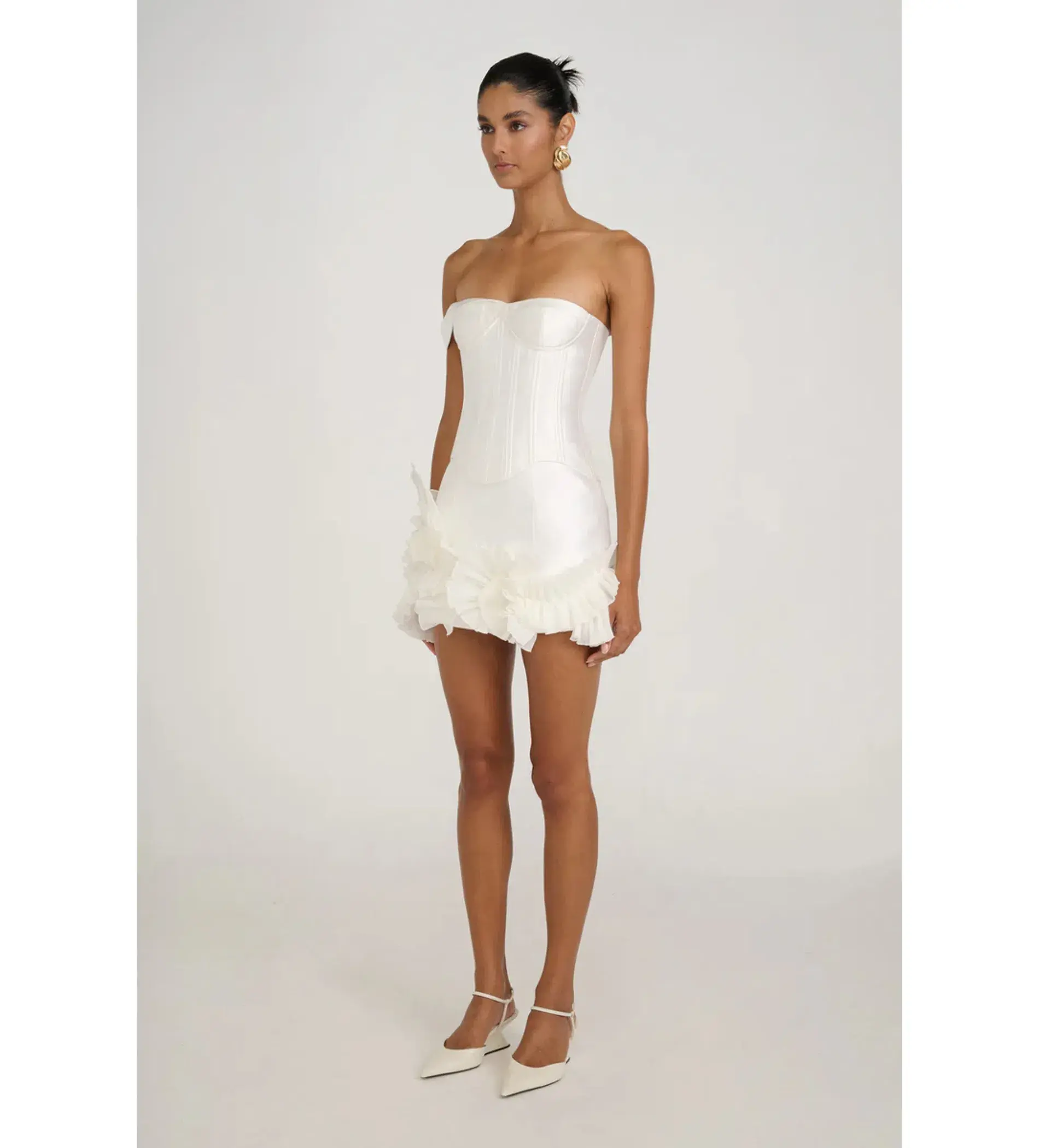 Eliya The Label Jenaya Top X Kerrie Skirt Set White Size 8 - Image 2