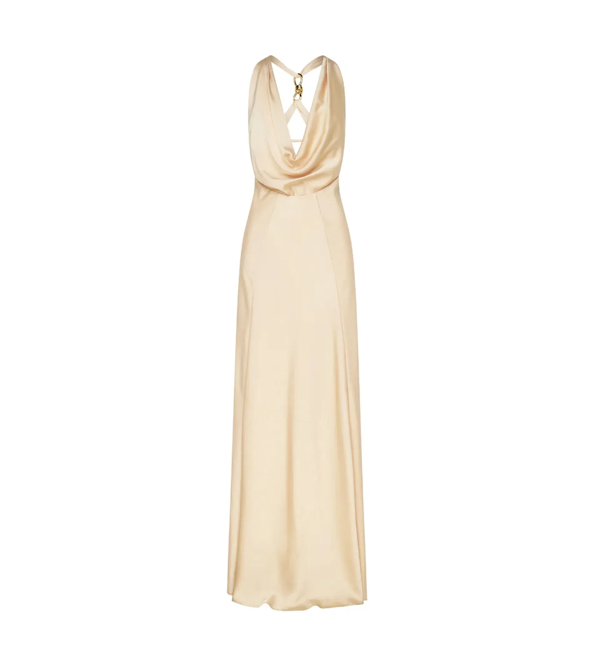Manning Cartell Charmed Cowl Slip Dress Champagne Size AU 8 - Image 4