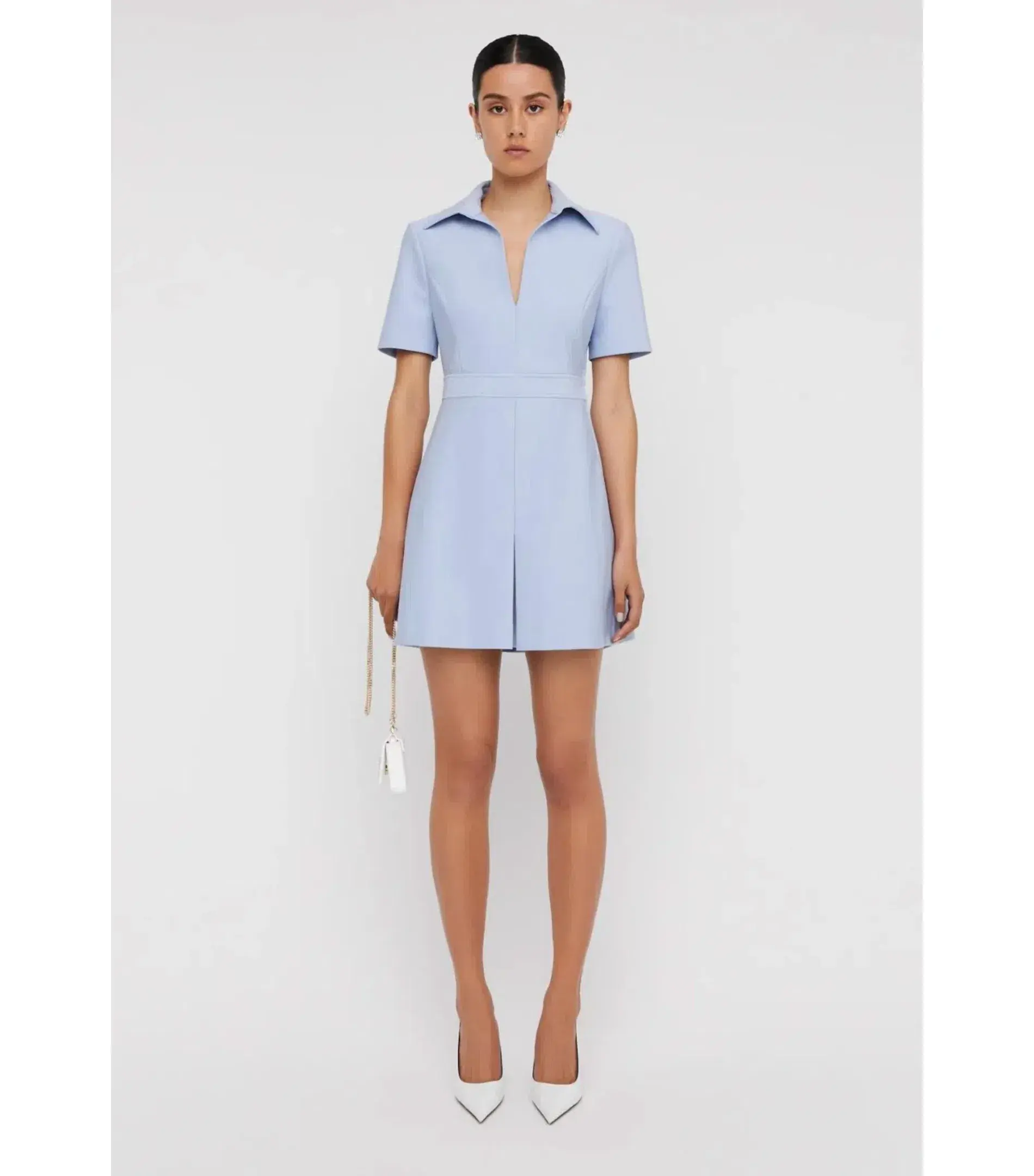 Scanlan Theodore Italian Milano Dress Blue Size AU 8 - Image 1