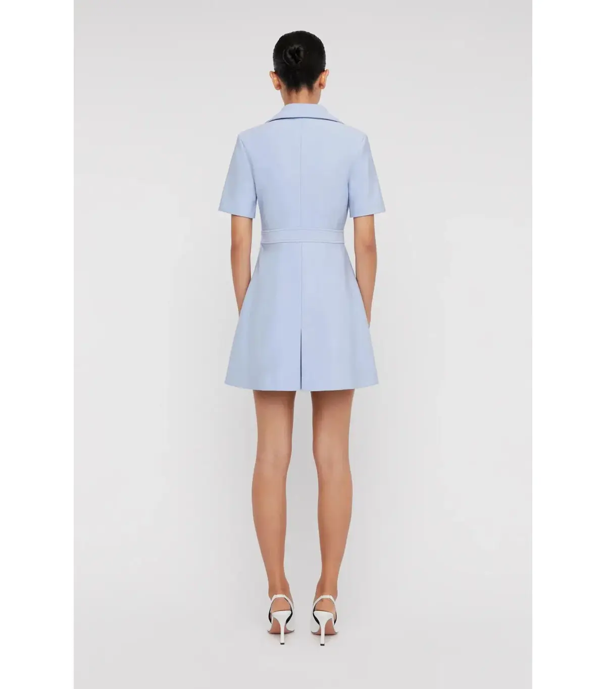 Scanlan Theodore Italian Milano Dress Blue Size AU 8 - Image 3