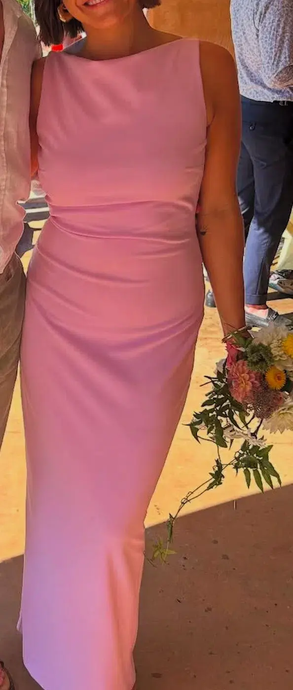 Effie Kats Verona Gown Pink Size AU 10 - Image 6