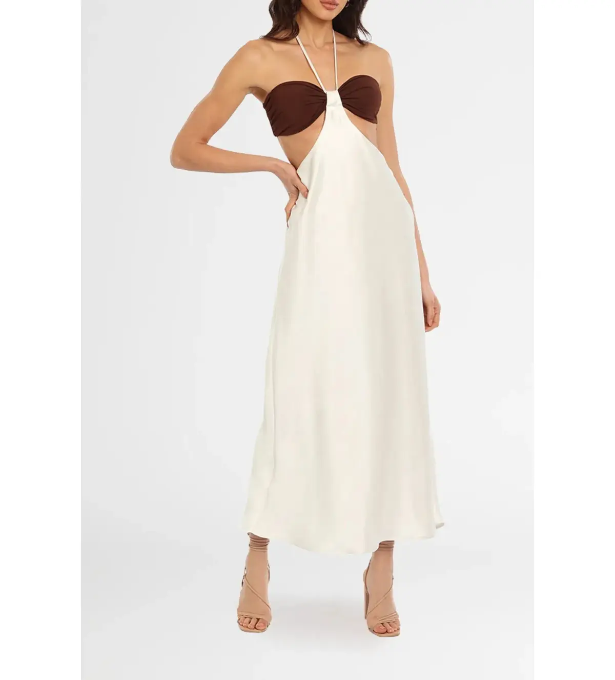 Bec And Bridge Nadia Cut Out Dress White Size 8 - Image 2