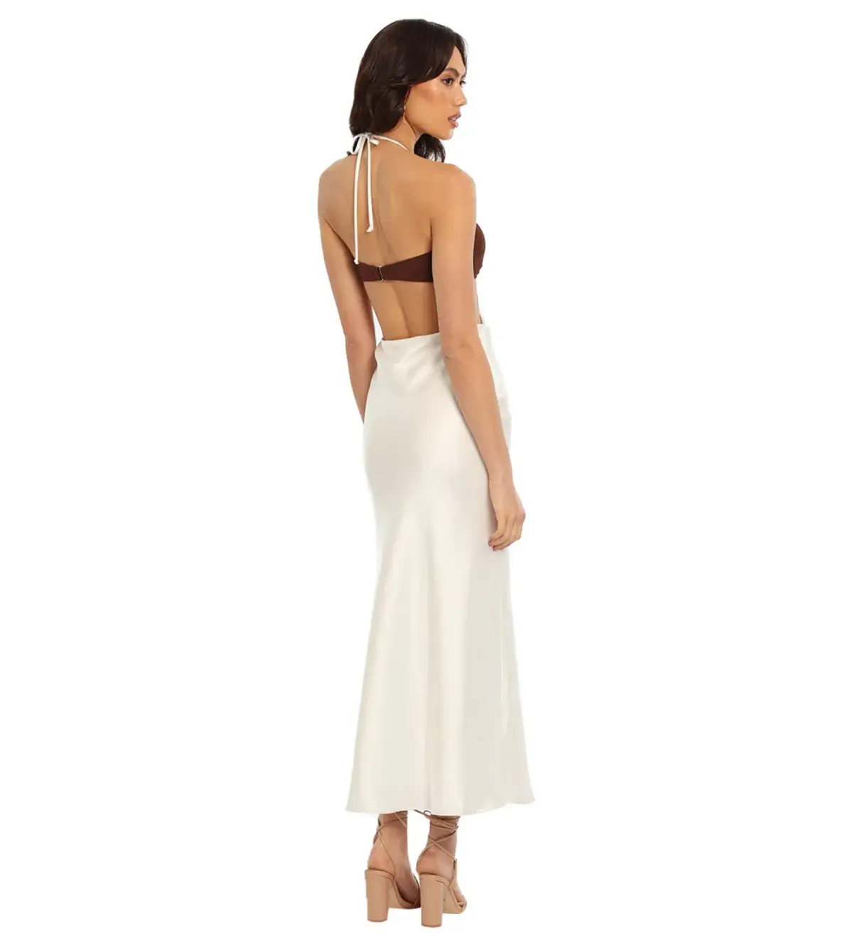 Bec And Bridge Nadia Cut Out Dress White Size 8 - Image 3