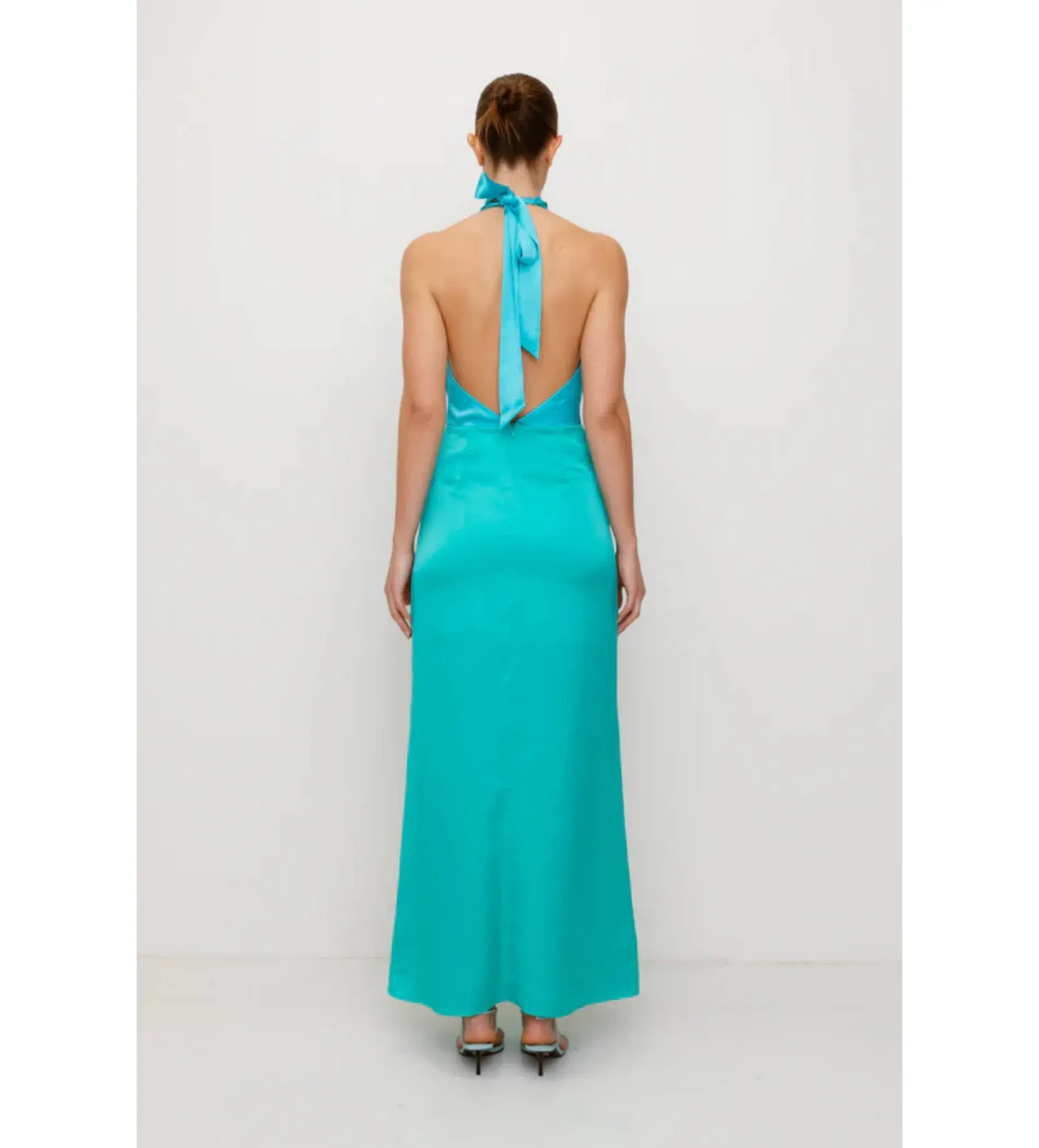 The Wolf Gang Oahu Slip Dress Blue Size AU 8 - Image 4