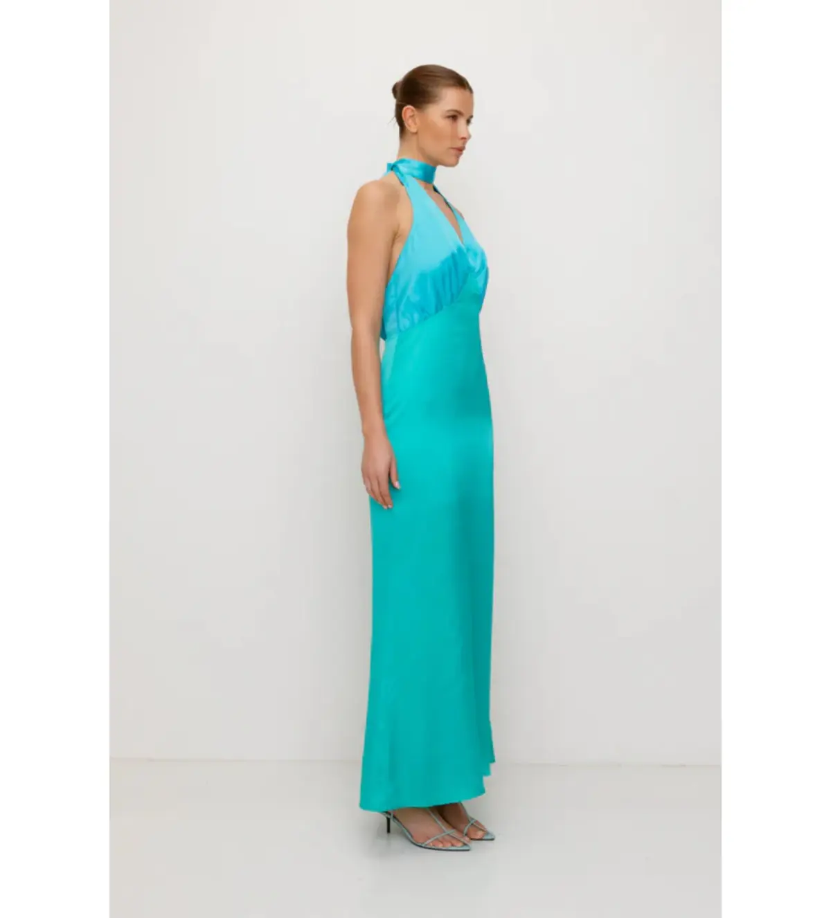 The Wolf Gang Oahu Slip Dress Blue Size AU 8 - Image 3