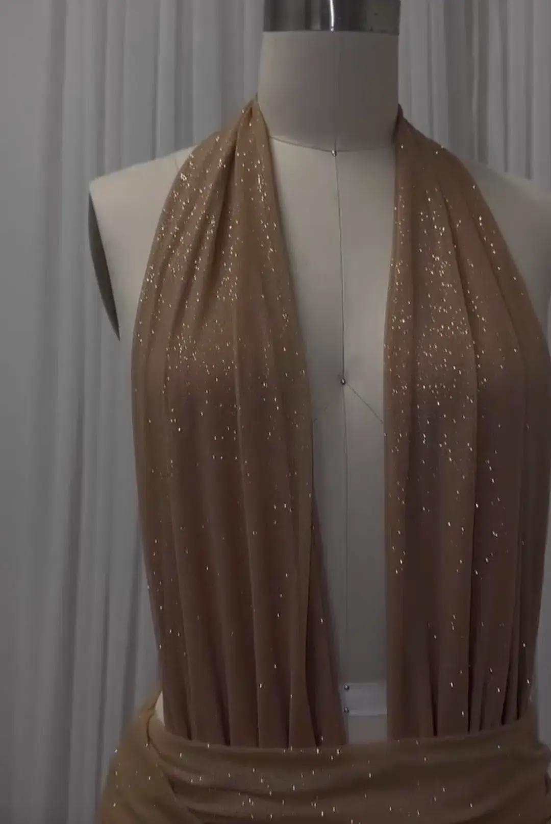 𝗗𝗭̌𝗢 Belle Bodysuit and Skirt Set Gold Size 8 - Image 4