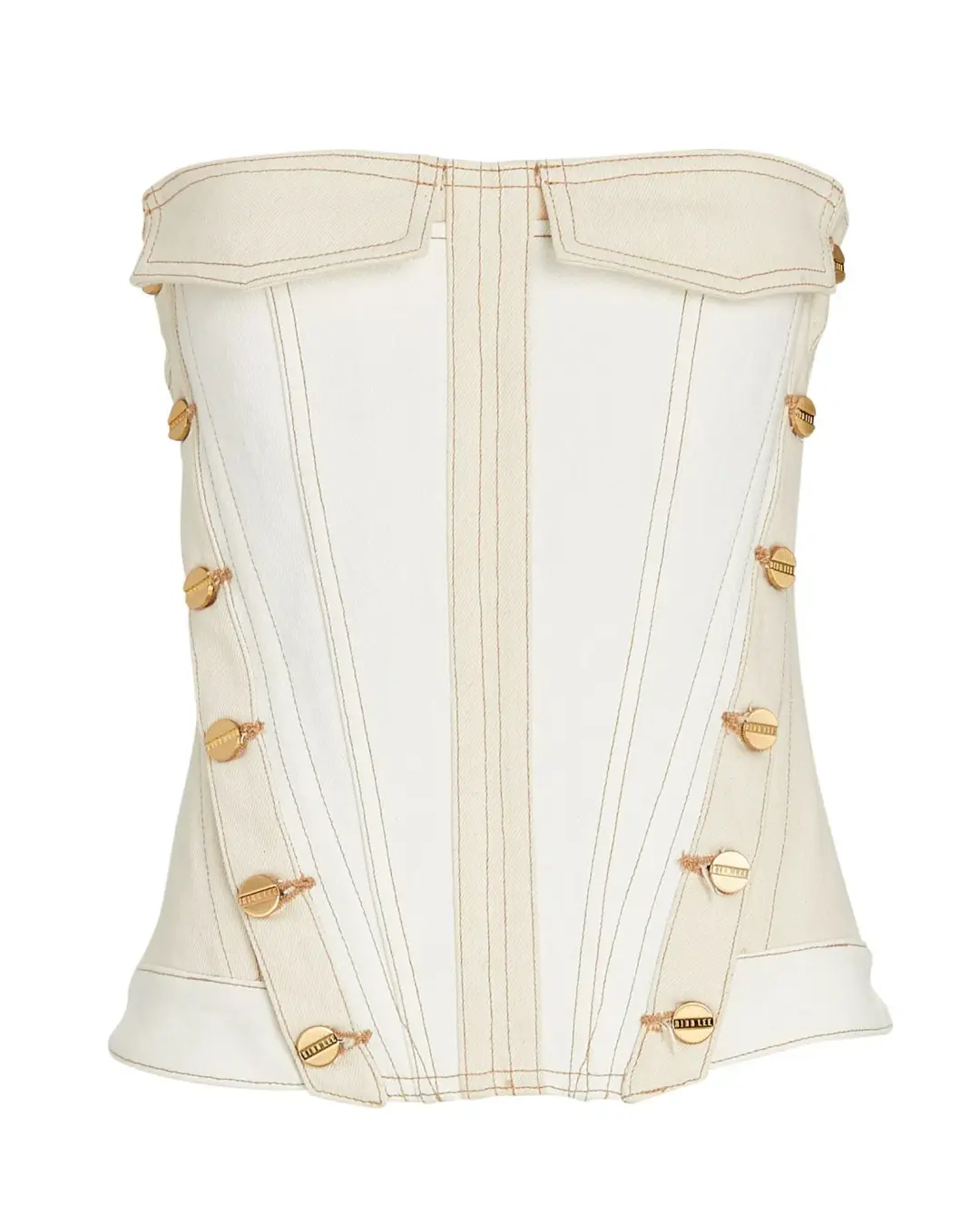 Dion Lee Denim Inverse Utility Corset Size AU 8 for rent on The Volte - main image