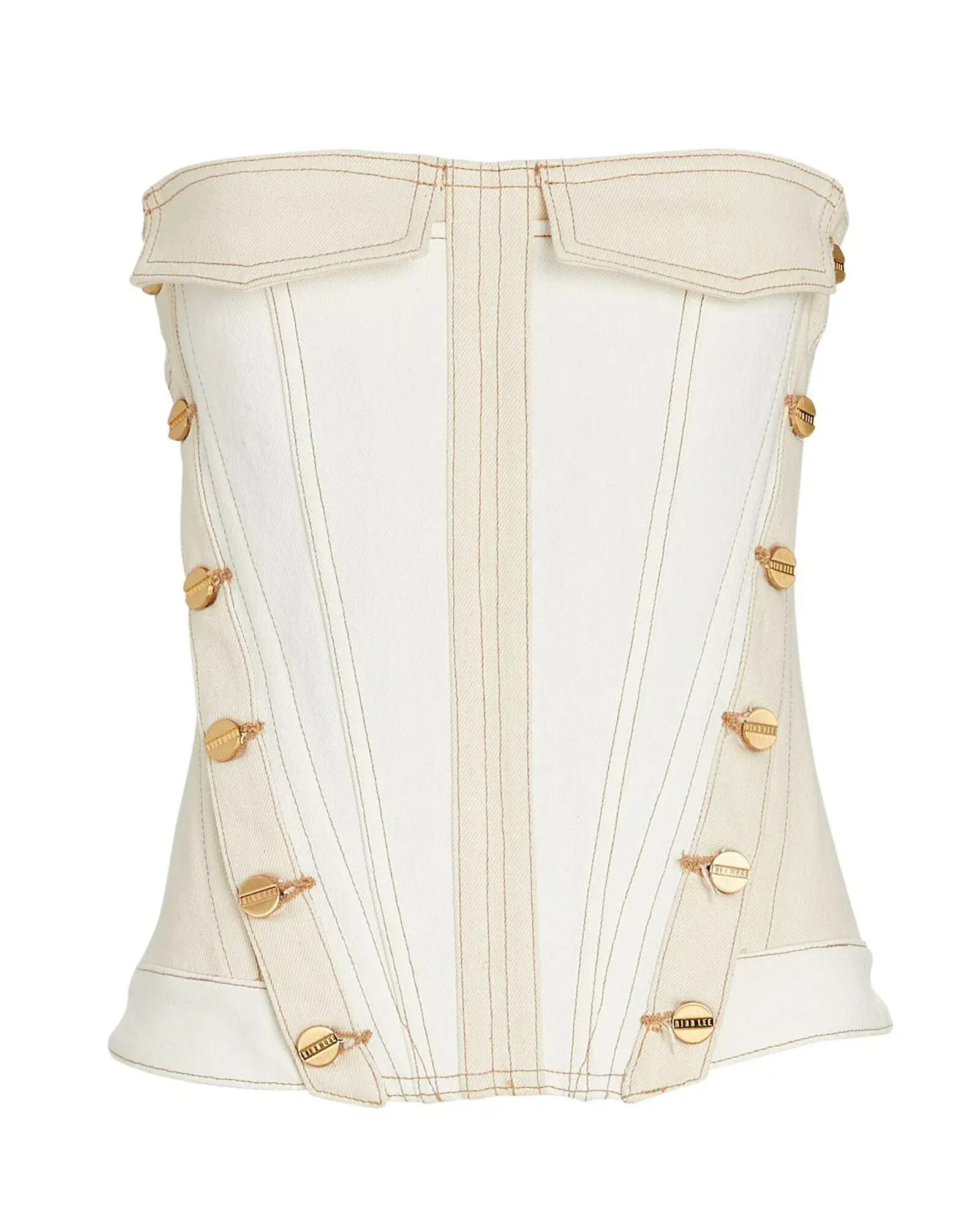 Dion Lee Denim Inverse Utility Corset Size AU 8 - Image 4