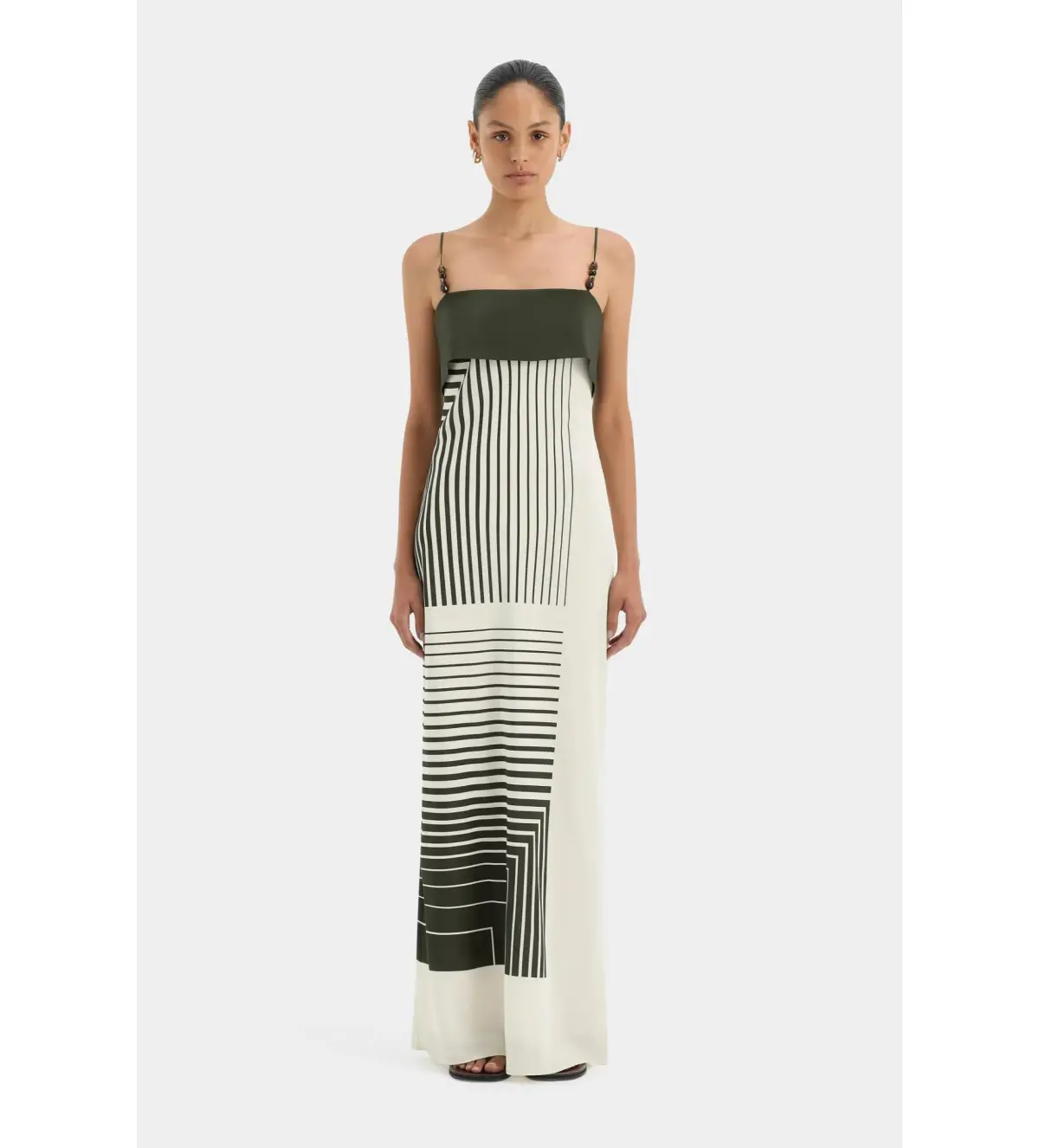 Sir The Label Leilana Slip Maxi Dress Garden Stripe Size 2/AU 10 - Image 1