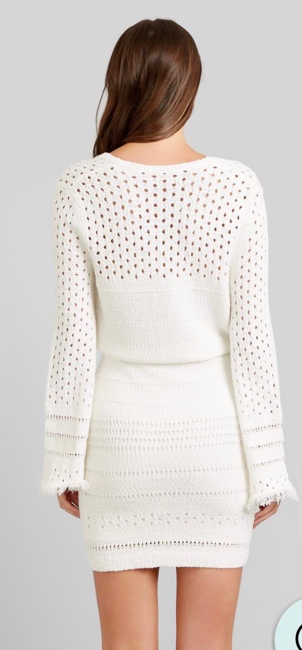 Kookai Arizona Dress White Size 8 for rent on The Volte - main image