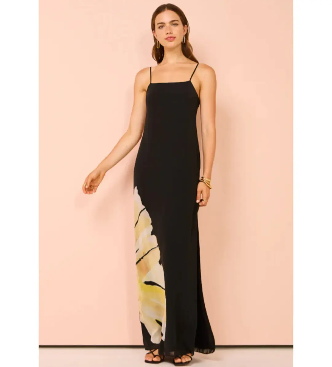 Camilla and Marc Leda Dress Black Size 8 for rent on The Volte - main image