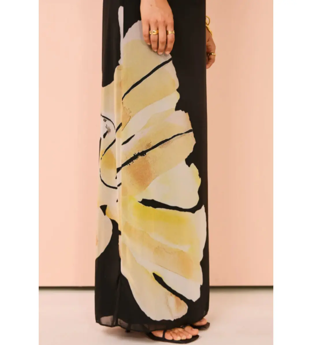 Camilla and Marc Leda Dress Black Size 8 for rent on The Volte - main image