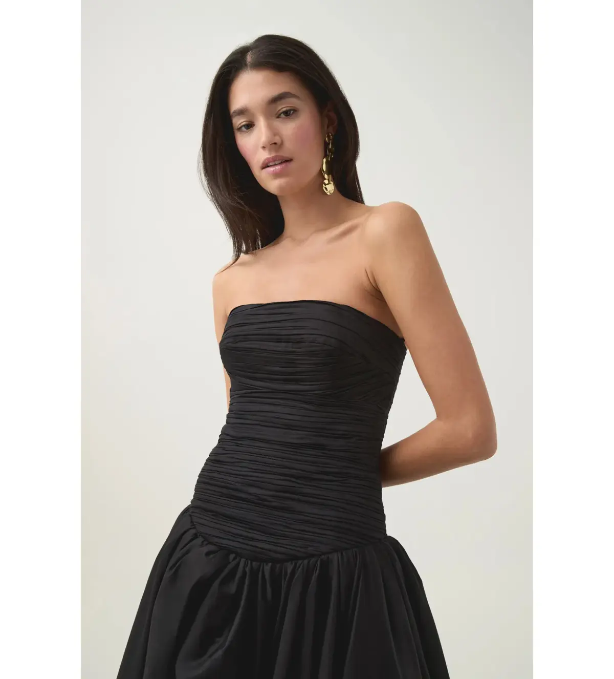 Aje Violette Bubble Hem Maxi Dress in Black Size AU 8 - Image 3