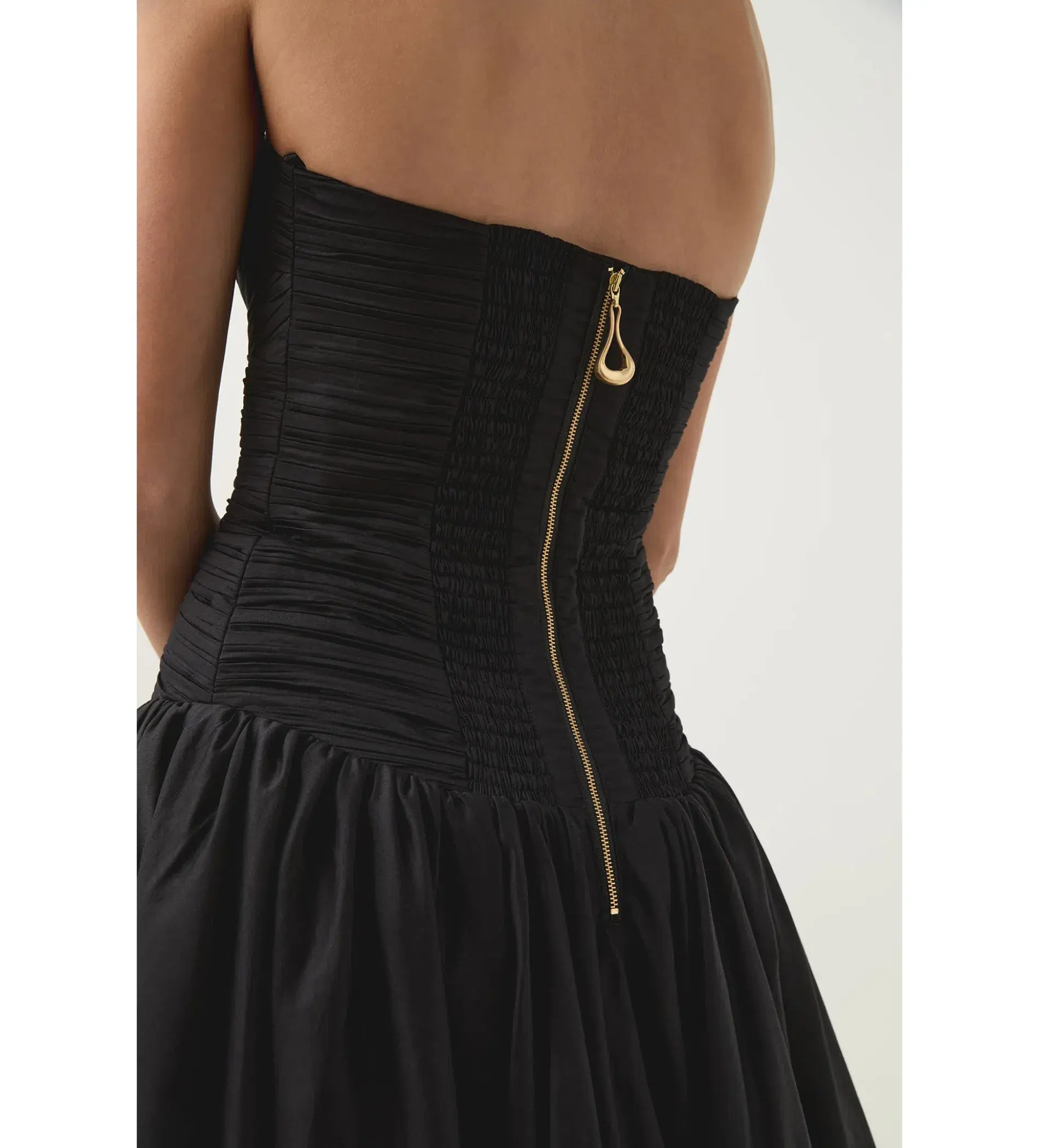 Aje Violette Bubble Hem Maxi Dress in Black Size AU 8 - Image 4