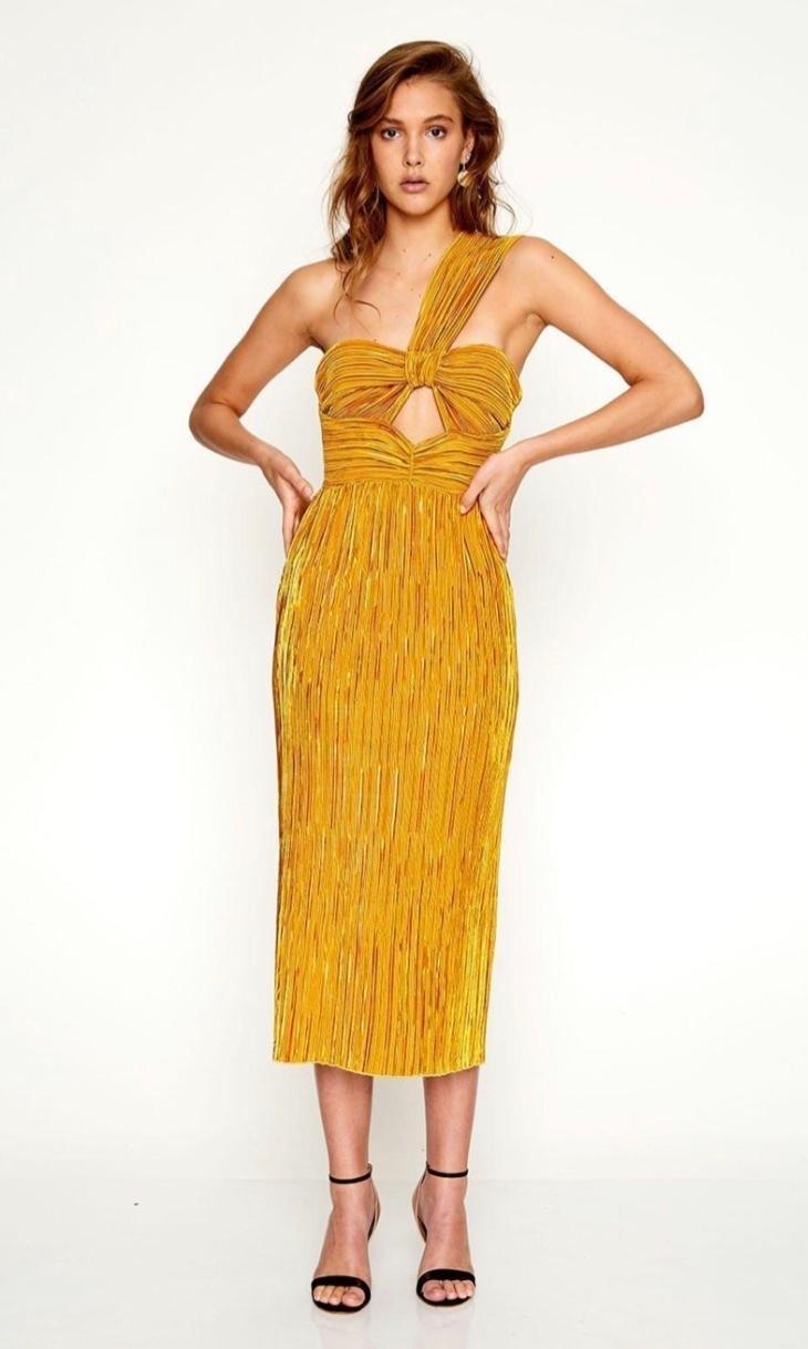 Alice McCall Power Lady Dress Yellow Size 10 - Image 1
