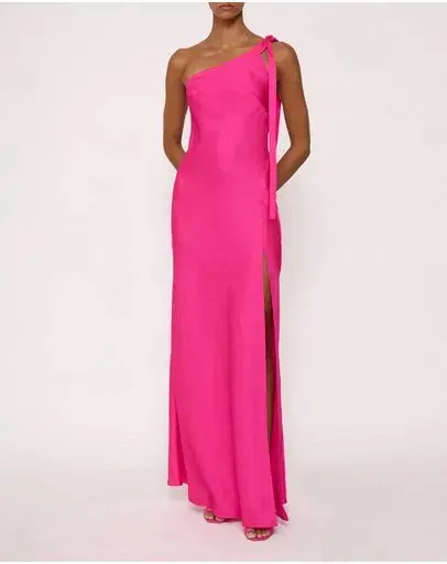 By Johnny Beverly Tie Shoulder Gown Pink Size 14 - Image 1