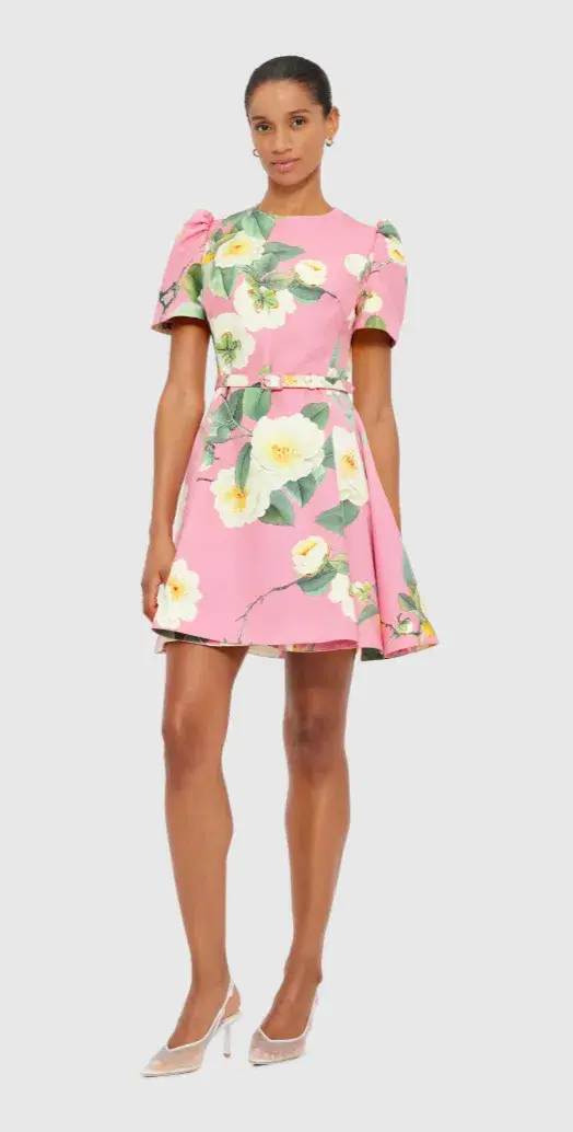 Leo Lin Elyse Mini Pink Floral Size AU 10 - Image 2