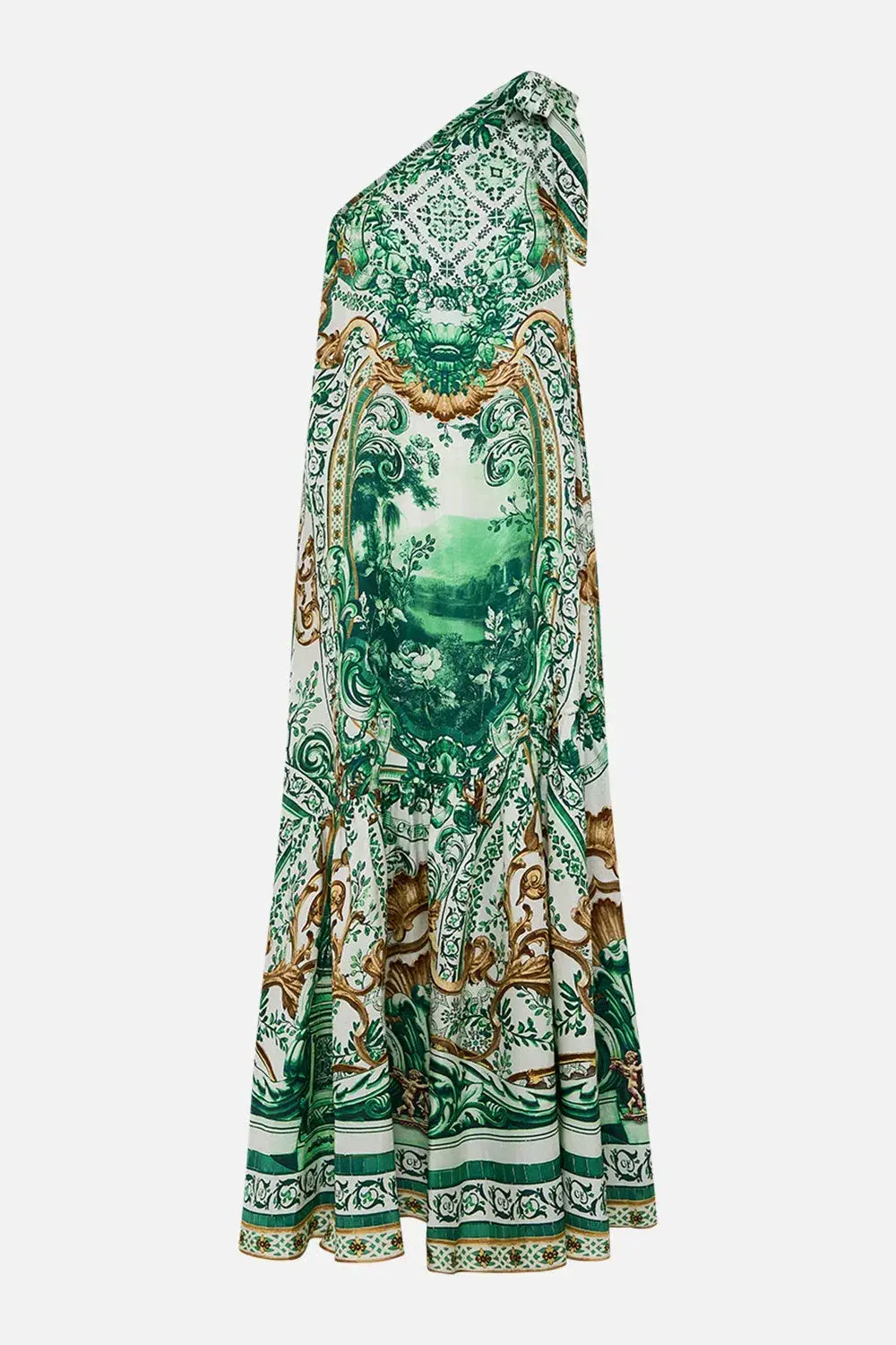 Camilla Tie One Shoulder Dress Corridor Of Calm Size AU 10  for rent on The Volte - main image