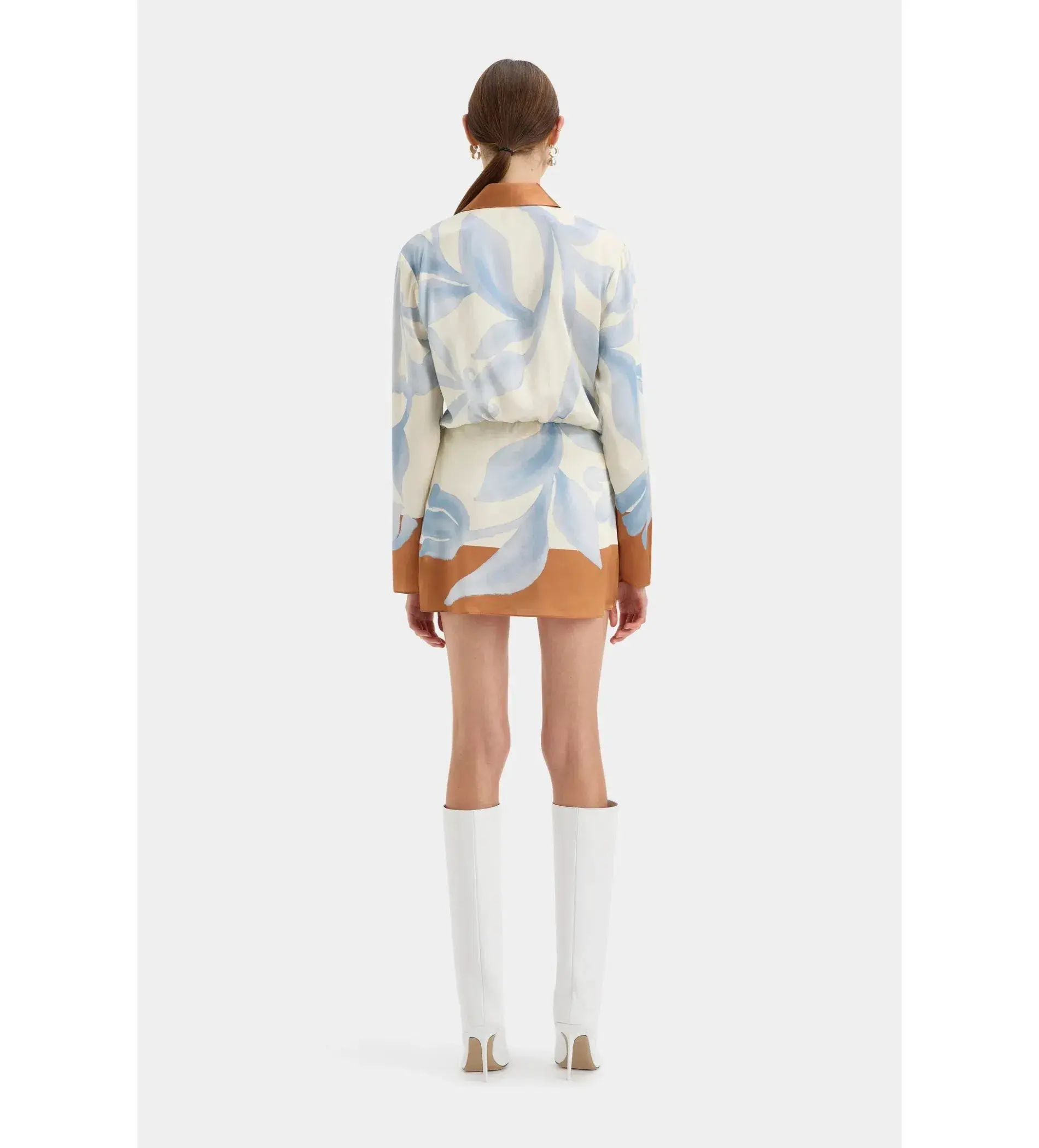Sir the Label Sorrento Shirt Dress Sciarpa Print Size 0 / AU 6 - Image 3