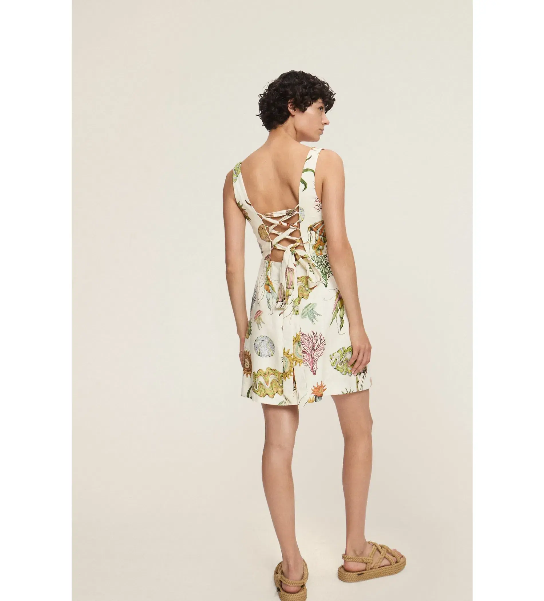 Alemais Sea Mini Dress Print Size 10 - Image 2