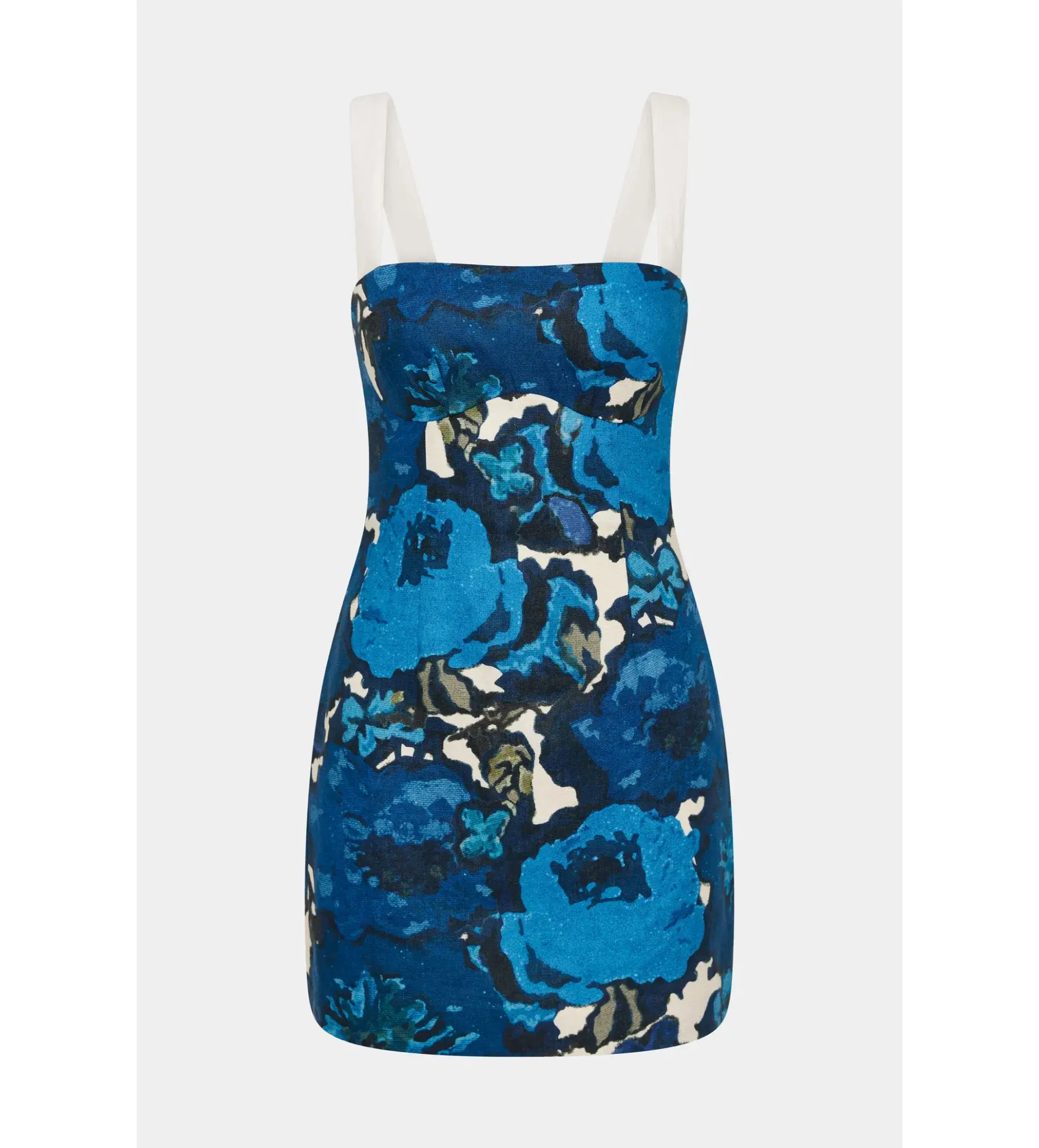 Sir the Label Camellia Mini Dress Blue Floral Size 3/AU 12 - Image 4