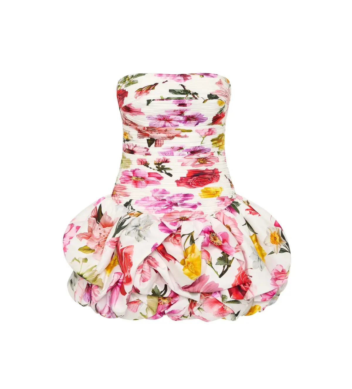 Aje Violette Bubble Hem Mini Dress Collage Floral Size AU 6 - Image 6
