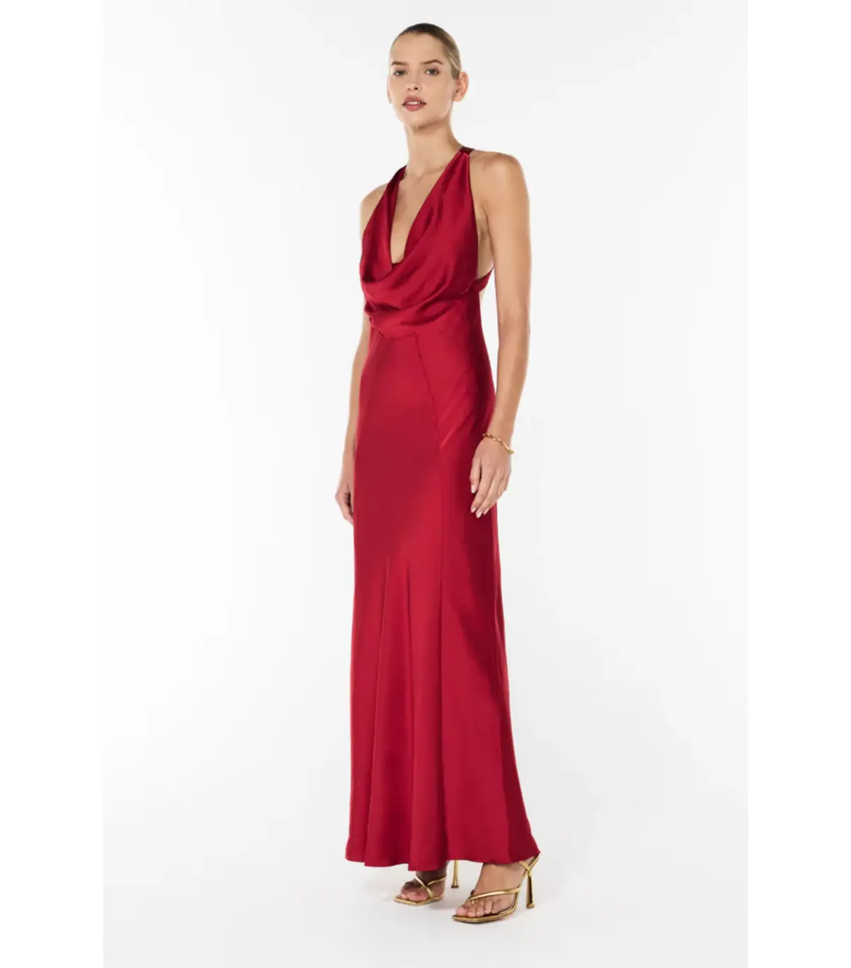 Manning Cartell Charmed Cowl Slip Dress in Red Size AU 6 - Image 3