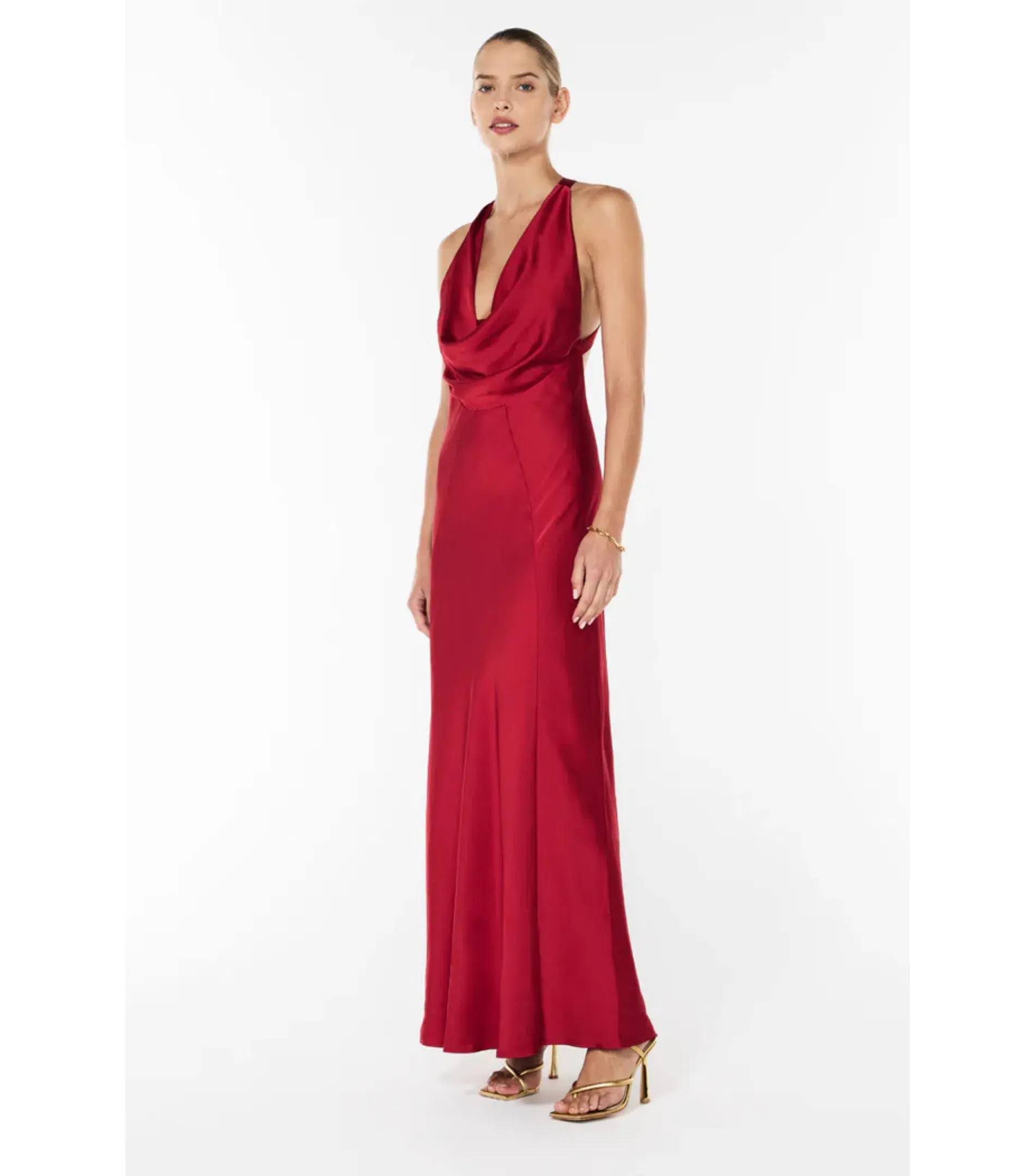 Manning Cartell Charmed Cowl Slip Dress in Red Size AU 12 - Image 3