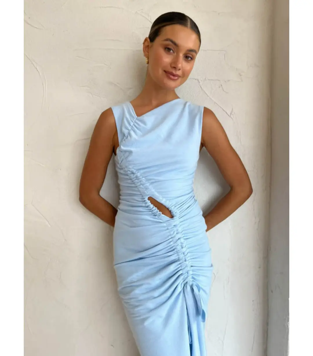 Tojha Lita Dress Powder Blue Size L / AU 12 for rent on The Volte - main image