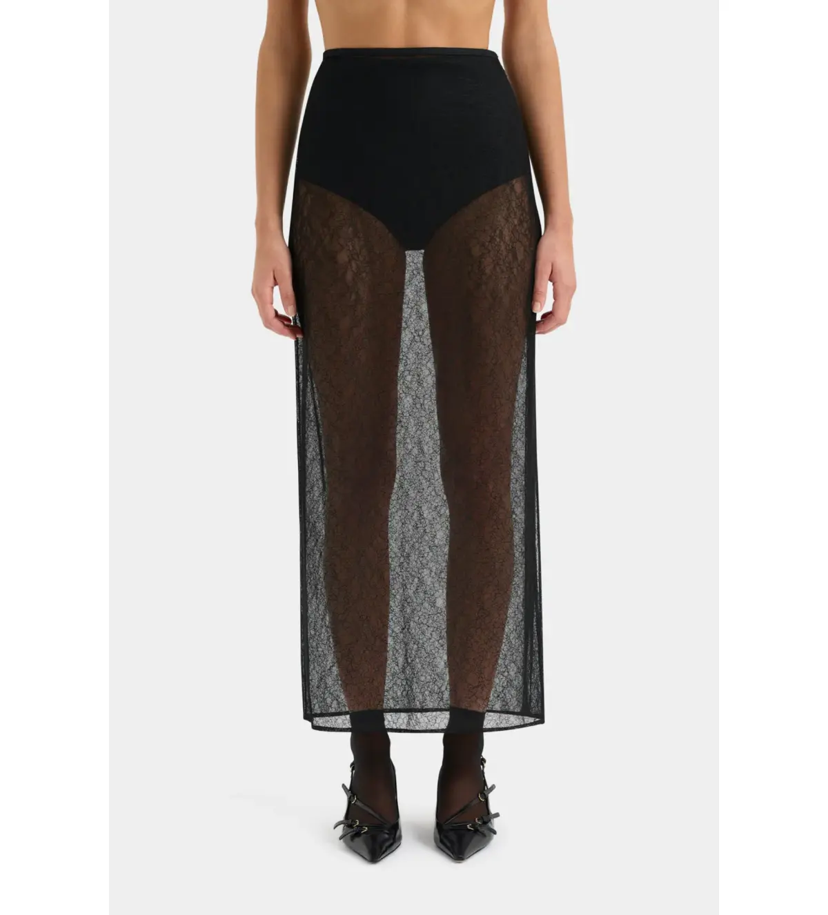 Sir The Label Dunya Draped Bralette with cardigan and skirt Size 1 - Image 5