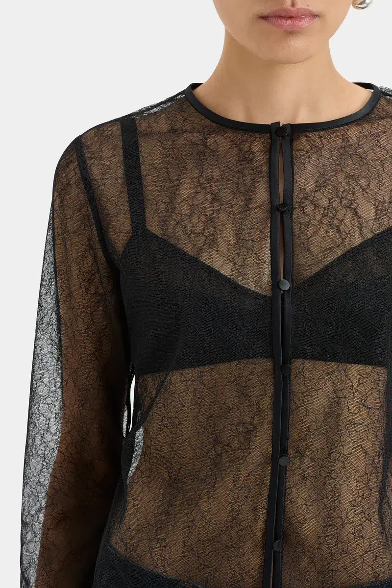 Sir The Label Dunya Draped Bralette with cardigan and skirt Size 1 - Image 8