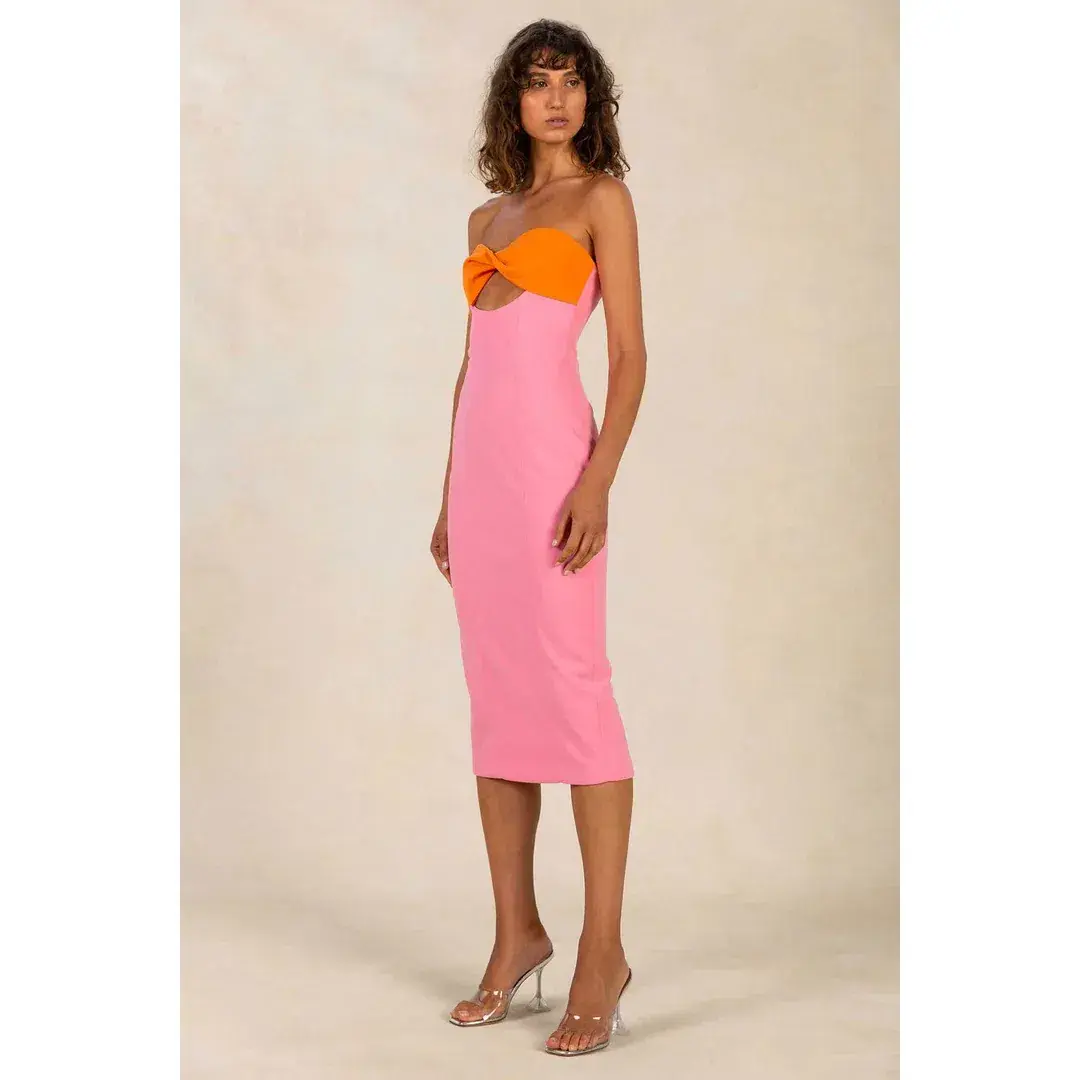 MISHA  Antonella Dress Pink Size 10 - Image 1