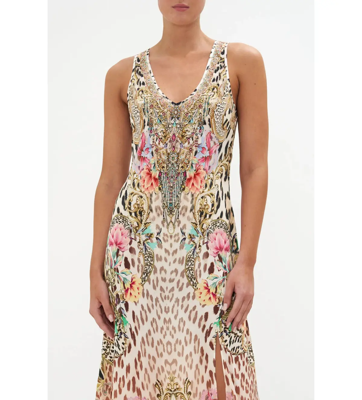 Camilla Bias Cut Tank Dress Queen Atlantis Size S / AU 10 - Image 4
