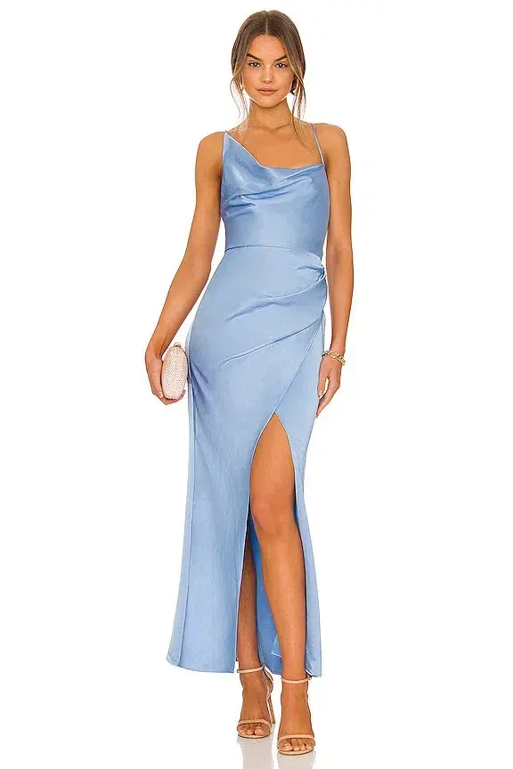 Significant Other Aria Maxi Dress Blue Size 6 for rent on The Volte - main image
