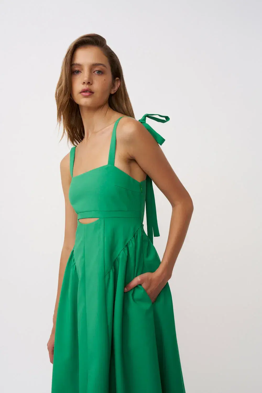 By Johnny Destiny Ankle Dress Green Size 8 - Image 3