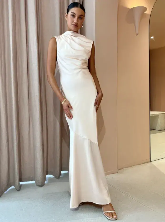 Significant Other Lana Maxi Dress Ballet Pink Size 8 for rent on The Volte - main image