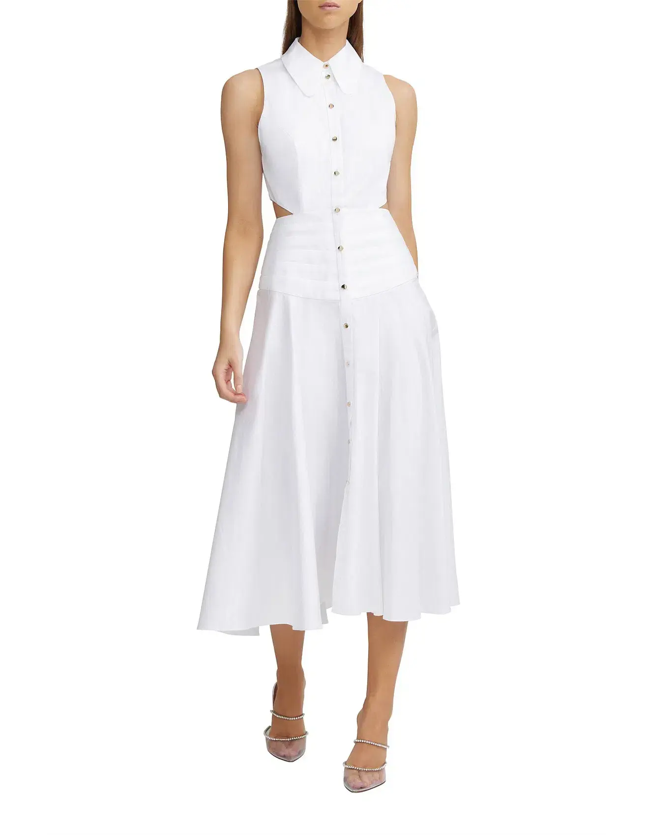 Acler Hayworth Dress White Size 10 - Image 2