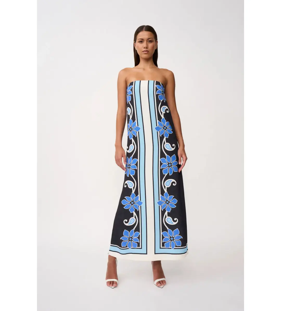 By Johnny - Azure Granada Strapless Dress Size AU 8 for rent on The Volte - main image