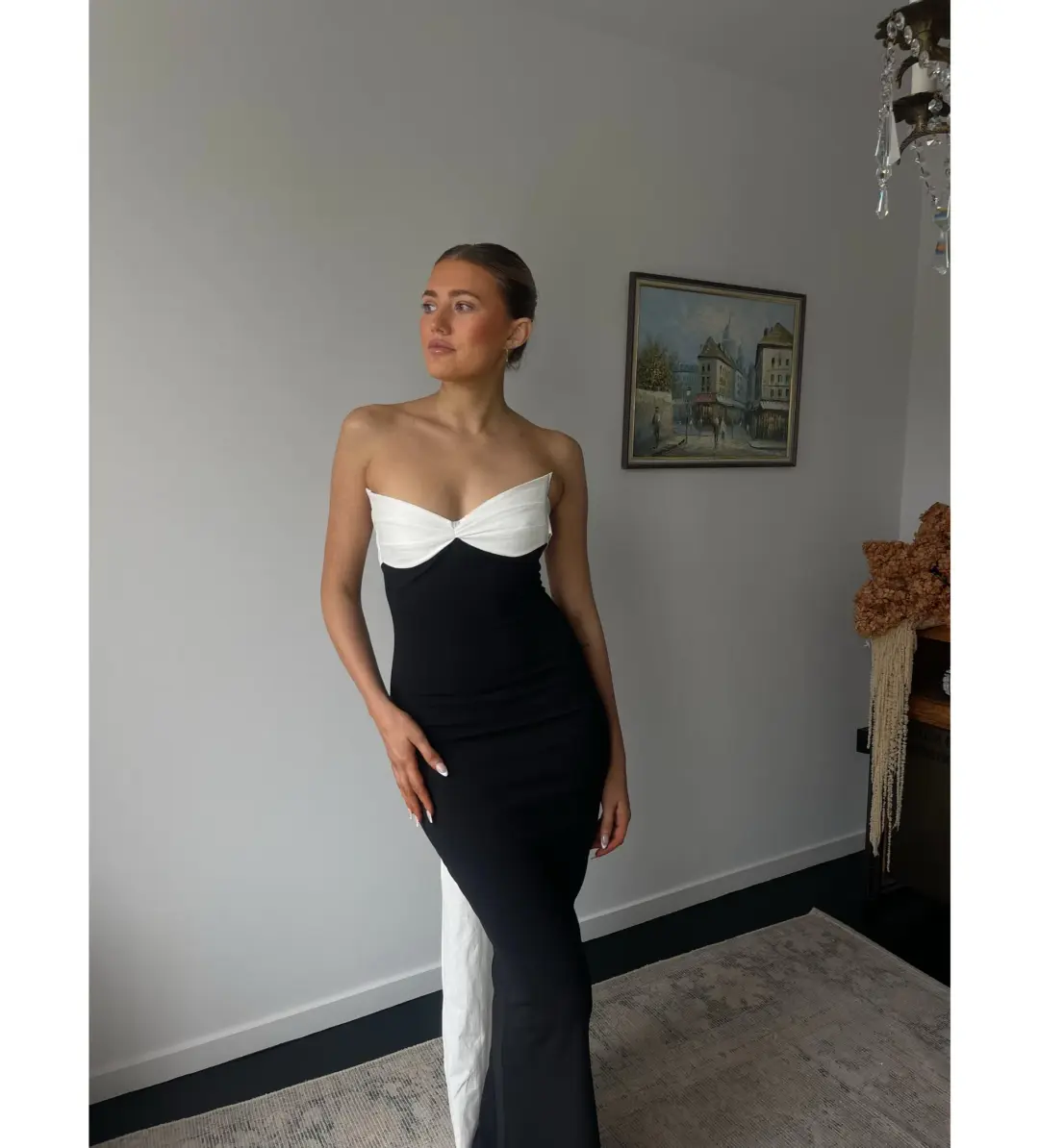 Madison Grace The Blair Dress Black Size 6 for rent on The Volte - main image